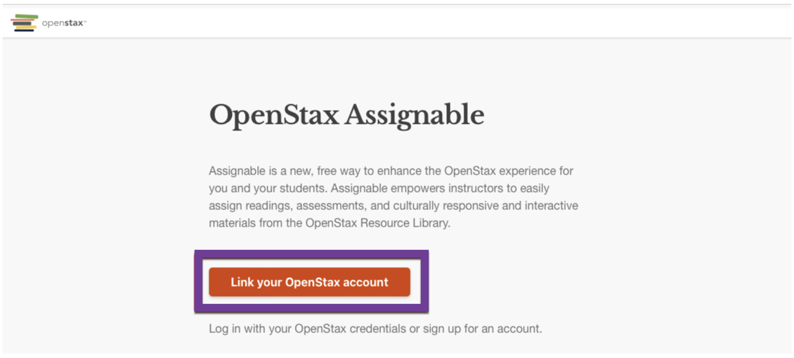 Link your OpenStax educator account