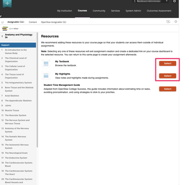 Add My Textbook and My Highlights