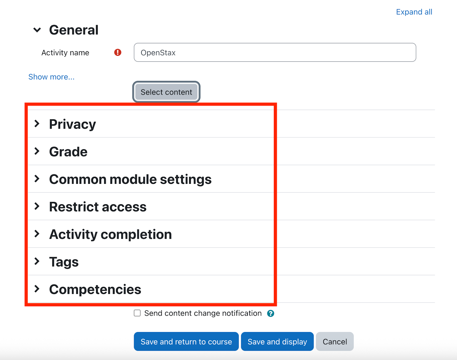 Configure Moodle assignment settings