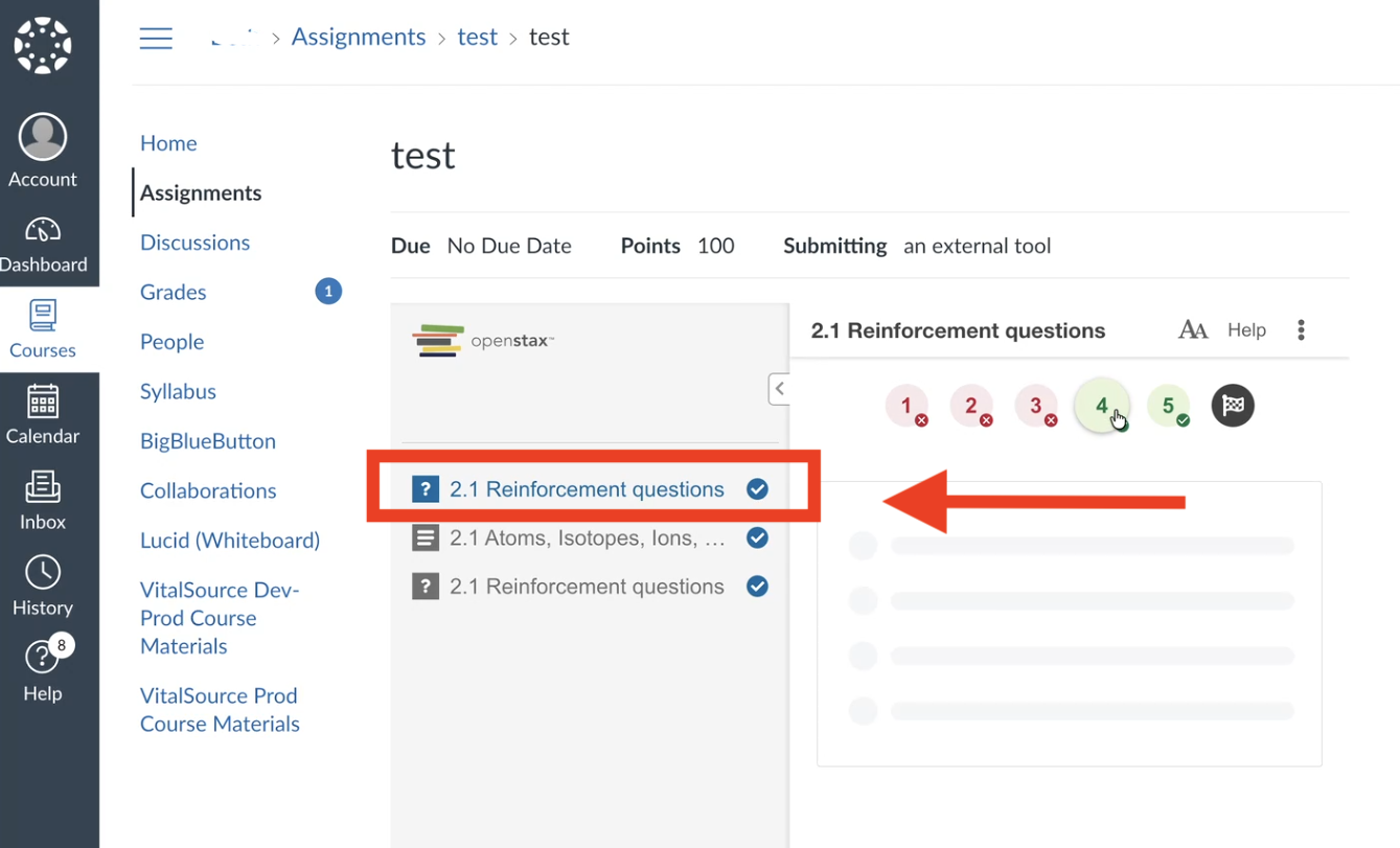 Assignment selection