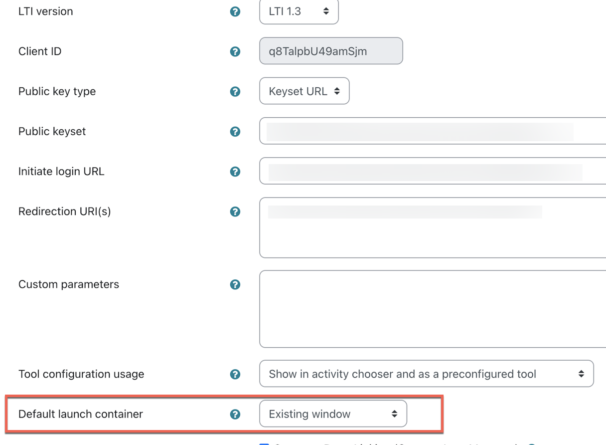 Existing Window in Default Launch Container